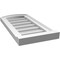 Ekena Millwork Arch Top Surface Mount PVC Gable Vent: Functional, w/ 2"W x 2"P Brickmould Sill Frame, 12"W x 24"H GVPAR12X2403SF - alternate 2